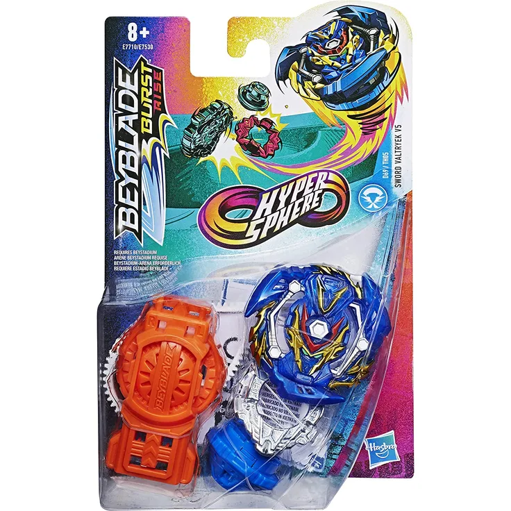 Beyblade Burst Rise Hypersphere Sword Valtryek V5 Starter Pack – Battle Kreisel und rechts-/linksdrehender Starter