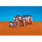 6421 - PLAYMOBIL - Nilpferd mit Baby (Folienverpackung)