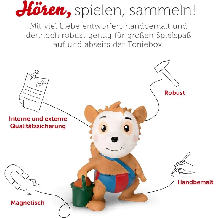 Tonies Bobo Siebenschläfer 'Bobos Ausflug zum Spielplatz', Hörfigur mit 40 Minuten Spielzeit, ab 3 Jahren – Bild 5