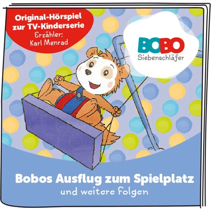 Tonies Bobo Siebenschläfer 'Bobos Ausflug zum Spielplatz', Hörfigur mit 40 Minuten Spielzeit, ab 3 Jahren – Bild 3