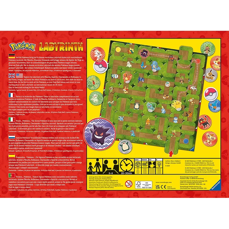 Ravensburger Spiel Labyrinth Pokémon Edition – Bild 4