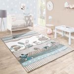 Paco Home 'Farm' Kinderteppich Beige 200x290 cm