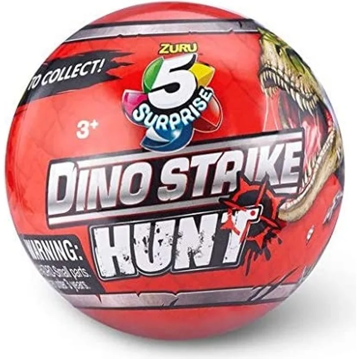 5 Surprise - Dino Strike Hunt Ei - 1x Stück, zufällige Auswahl