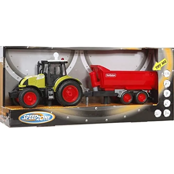 Speed Zone Traktor mit Wannenkipper,L&S,Friktion