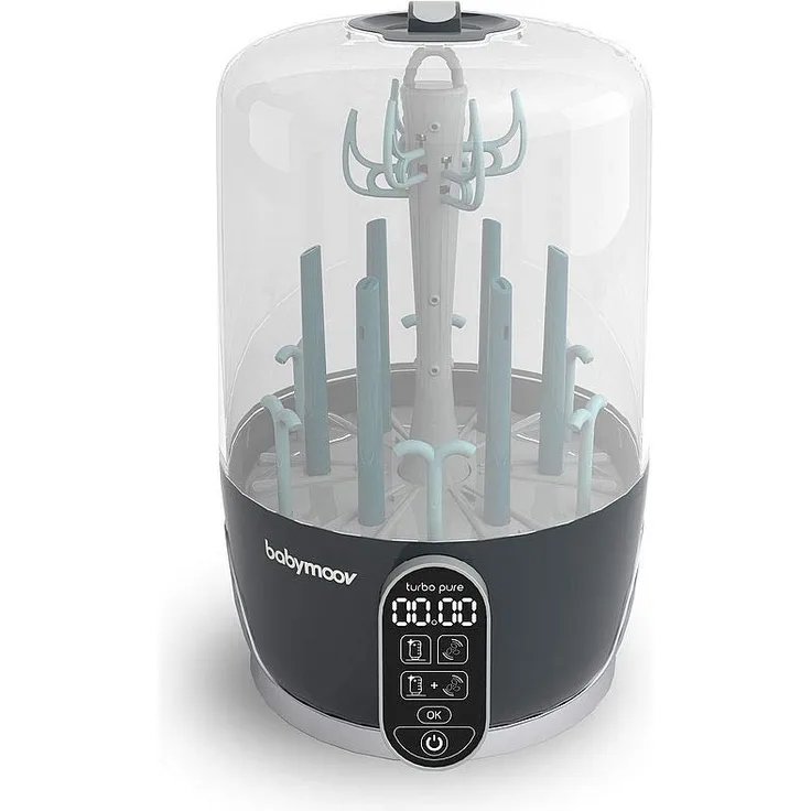 Babymoov 'Turbo Pure' 2-in-1 Sterilisator & Flaschentrockner, inkl. Dampf- und Trocknungsfunktion