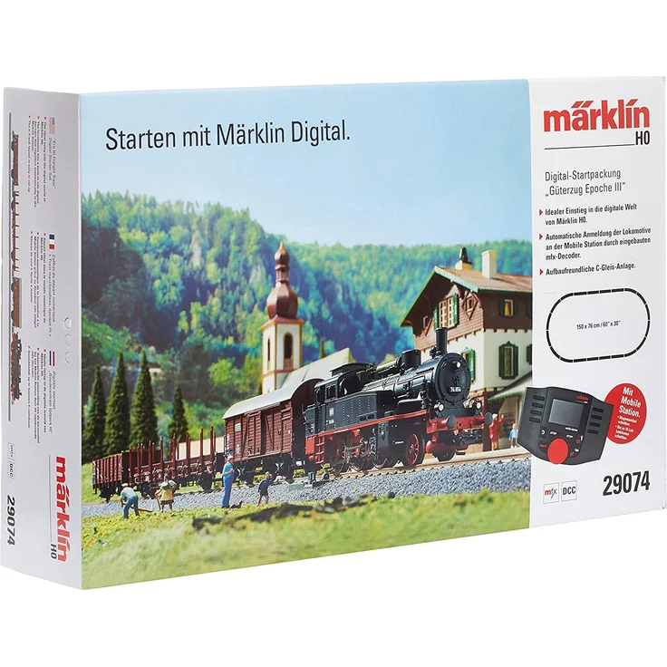 Märklin 29074 - Digital-Startpackung 'Güterzug Epoche III'. 230 Volt. Spur H0 – Bild 1