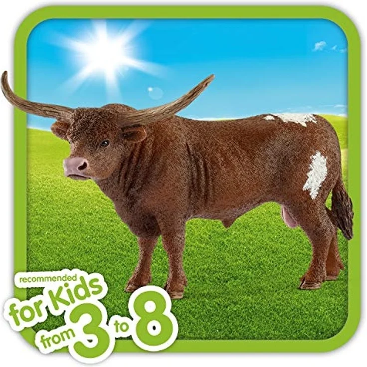 Schleich Spielfigur Texas Longhorn Bulle - Preisvergleich – Bild 2