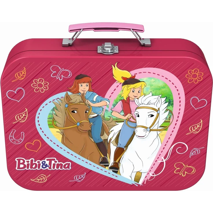 Schmidt Spiele - Puzzle - Bibi & Tina Puzzle-Box - im Metallkoffer, 2 x 60 Teile , 2 x 100 Teile – Bild 6