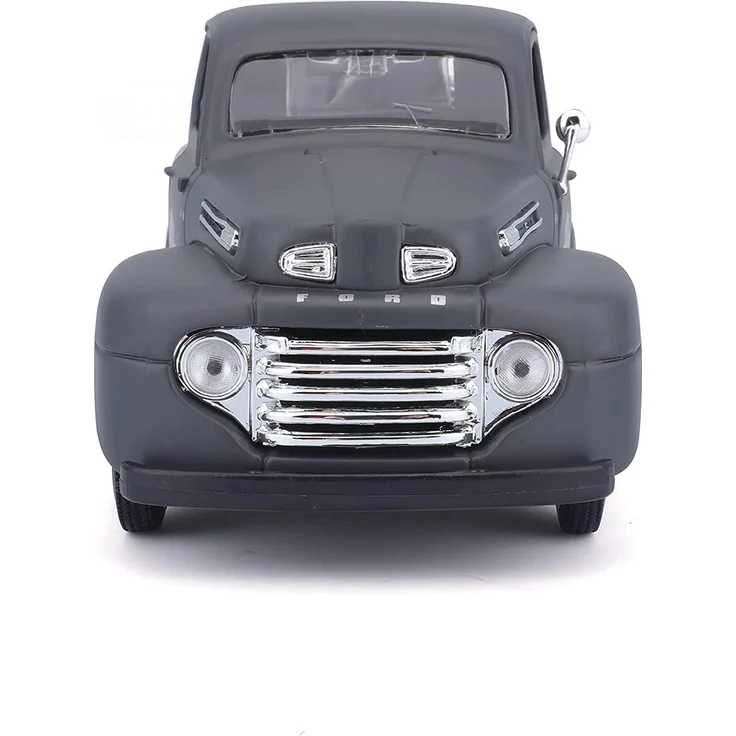 Maisto 32185 WLA Flathead (1942) + Ford F-1 Pickup (1948) Transporter 1:24, schwarz – Bild 2