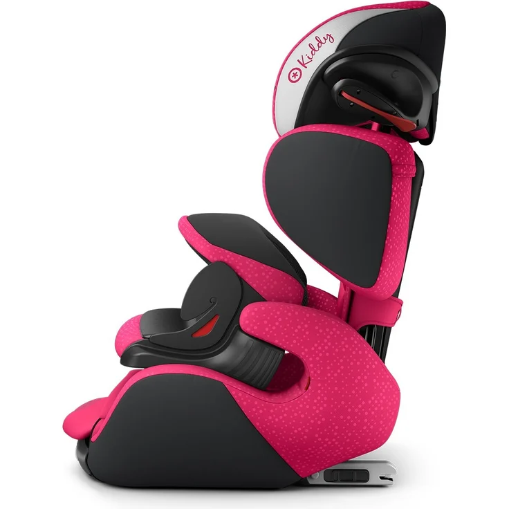 Kiddy Guardianfix 3 | Autokindersitz (Gruppe 1/2/3) (ca. 9 Monate bis 12 Jahre) (ca. 9kg - 36kg) mit Isofix | Kollektion 2019 | Rubin Pink – Bild 3