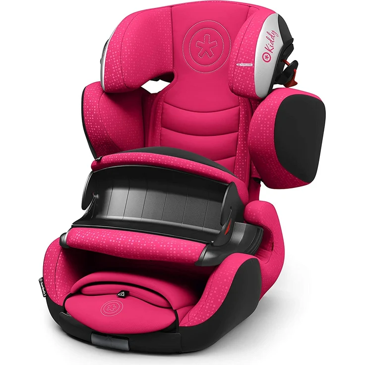 Kiddy Guardianfix 3 | Autokindersitz (Gruppe 1/2/3) (ca. 9 Monate bis 12 Jahre) (ca. 9kg - 36kg) mit Isofix | Kollektion 2019 | Rubin Pink – Bild 4
