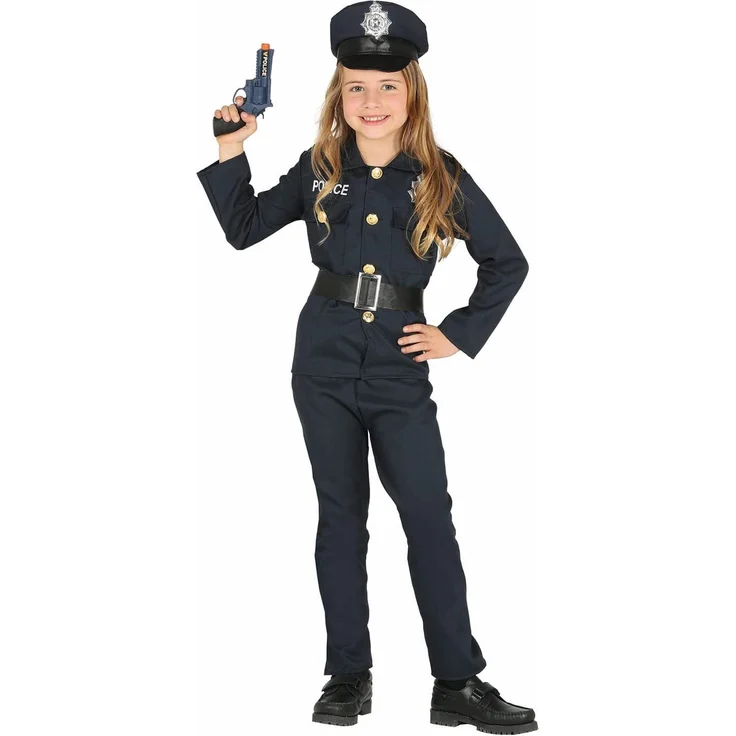 Guirca - Polizei-Kostüm, Größe 5-6 Jahre (87456.0) – Bild 2