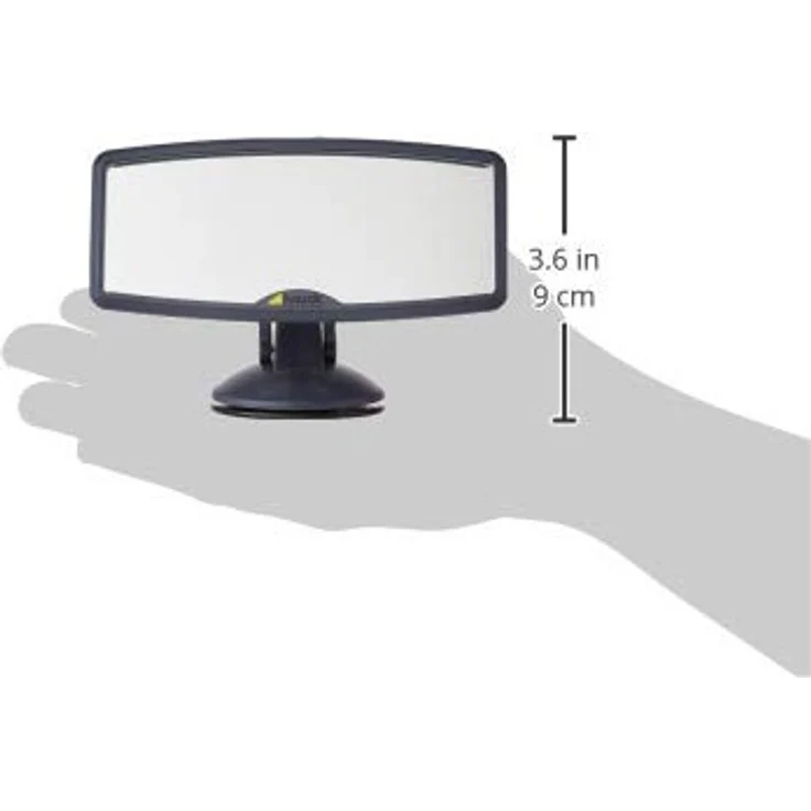 Hauck Watch Me 2 Rückspiegel für die Windschutzscheibe, Frontscheibenspiegel für Kinder im Autositz auf der Rücksitzbank, Rücksitzspiegel Baby Autospiegel mit Saugnäpfen, 12 x 8 cm – Bild 10