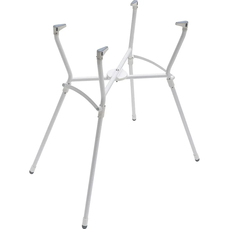 Rotho Babydesign Zusammenklappbarer Standard Wannenständer, Passend für TOP, Bella Bambina, StyLe! und Bio- Badewannen, Bis max.25kg belastbar, 92,4 x 84,9 x 58,3 cm, Weiß, 20450000101 – Bild 1