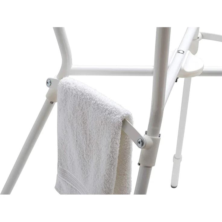 Rotho Babydesign Zusammenklappbarer Standard Wannenständer, Passend für TOP, Bella Bambina, StyLe! und Bio- Badewannen, Bis max.25kg belastbar, 92,4 x 84,9 x 58,3 cm, Weiß, 20450000101 – Bild 4