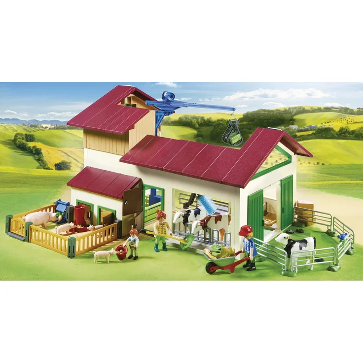 PLAYMOBIL Country 70132 'Großer Bauernhof mit Silo', 255 Teile, ab 4 Jahren – Bild 8
