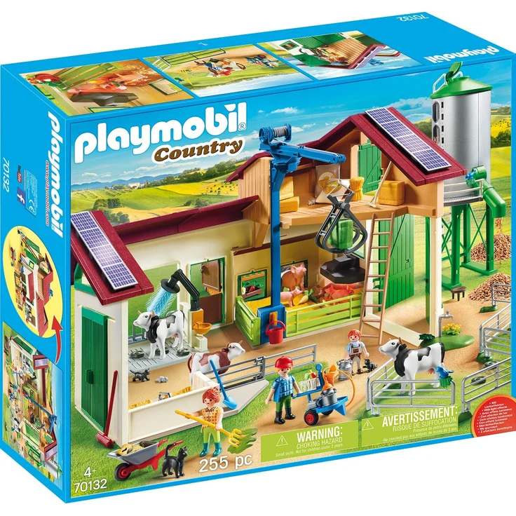 PLAYMOBIL Country 70132 'Großer Bauernhof mit Silo', 255 Teile, ab 4 Jahren – Bild 1