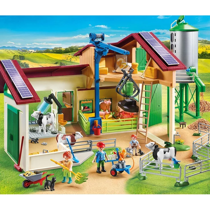 PLAYMOBIL Country 70132 'Großer Bauernhof mit Silo', 255 Teile, ab 4 Jahren – Bild 3