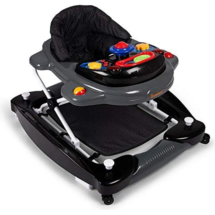 Baninni 2-in-1 Lauflernhilfe Classic Schwarz Tupfen
