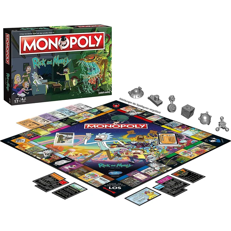 Winning Moves WIN45069 Monopoly, Rick and Morty, Brettspiel, ab 17 Jahren – Bild 2