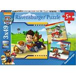 Ravensburger Kinderpuzzle 09369 - Helden mit Fell - 3 x 49 Teile