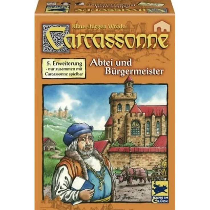 Hans im Glück 48177 - Carcassonne 5. Erweiterung "Abtei und Bürgermeister" – Bild 1