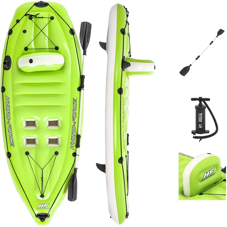 Bestway 65097 Reisen/Erholung Aufblasbares Boot Schwarz Grün PVC 1 Person(en) 150 kg – Bild 1