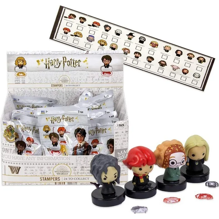 Harry Potter HP3647 Stempel mit 3D Figur, Mehrfarbig, 1x Stück, zufällige Auswahl