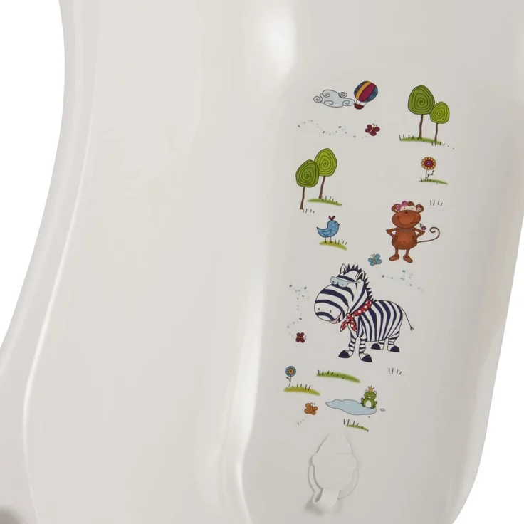 Keeeper Hippo Babywanne 84 cm mit Stöpsel weiss – Bild 3