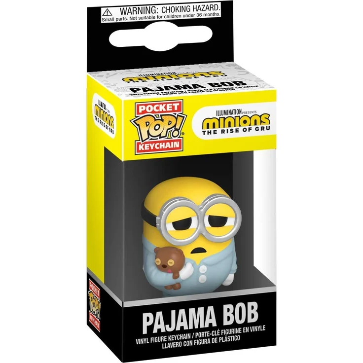 Minions - Pajama Pyjama Bob - Schlüsselanhänger Funko Pocket POP! Keychain – Bild 1