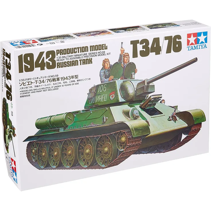Tamiya 1:35 Russischer Kampfpanzer T-34/76 1942/43 300035059