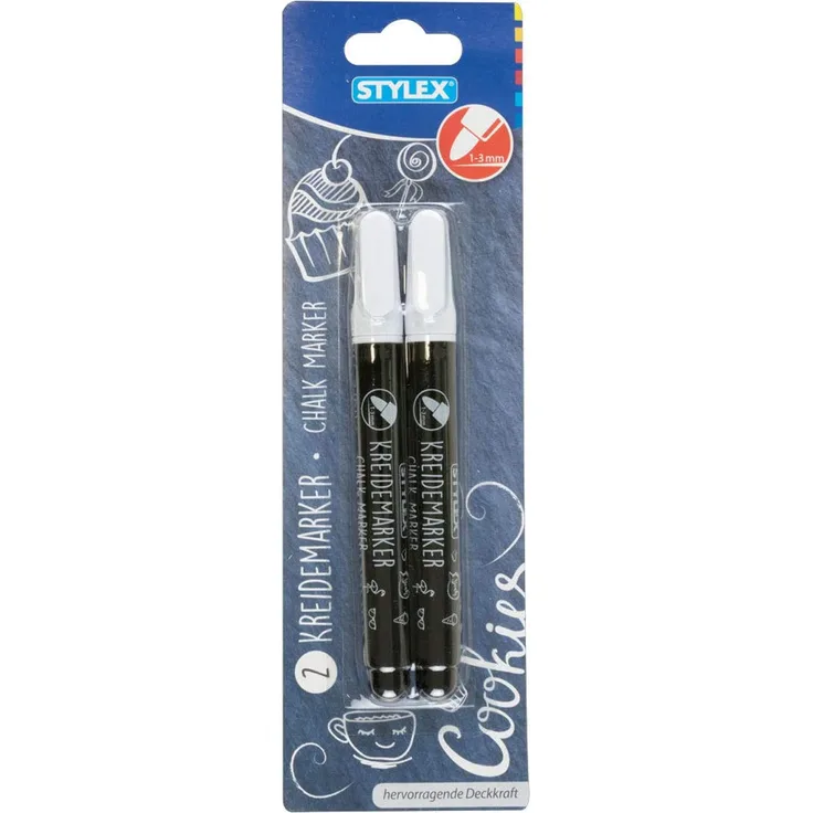 Kreidemarker-Set - 2 Stück