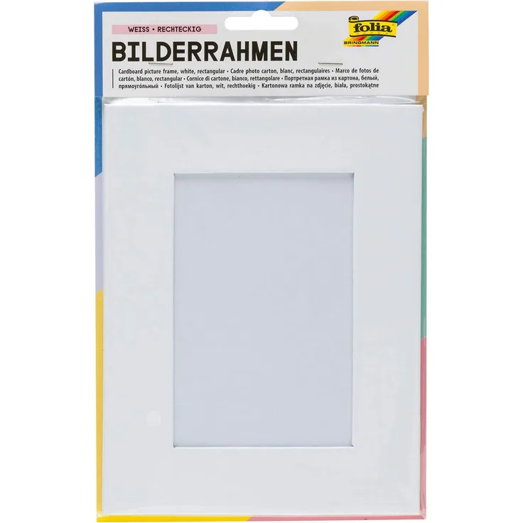 Bilderrahmen aus Pappe weiß wie Art. 1821. 0901 *** 2. Wahl ***