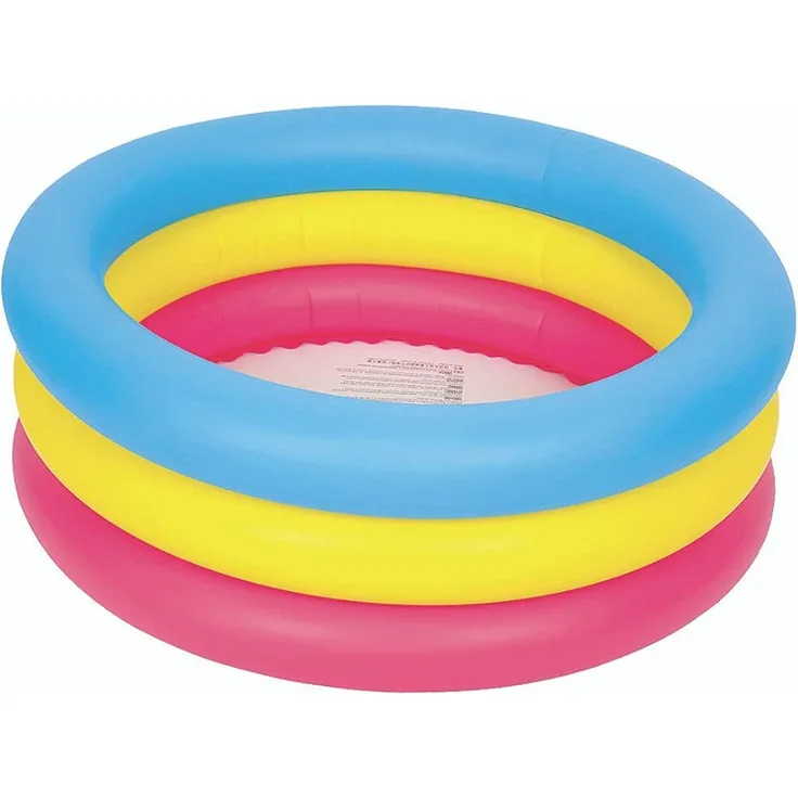 Jilong 10086-1 Aufblasbarer 3-Ring Kiddy Pool für Kinder von 1-3 Jahren
