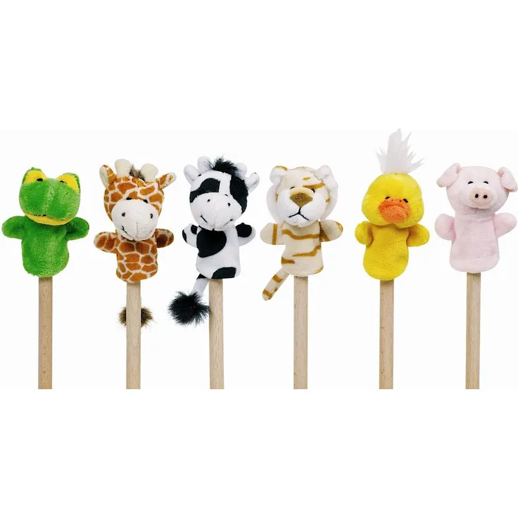 Goki Toys Pure 15418 – Handpuppen-doigts- Set 6