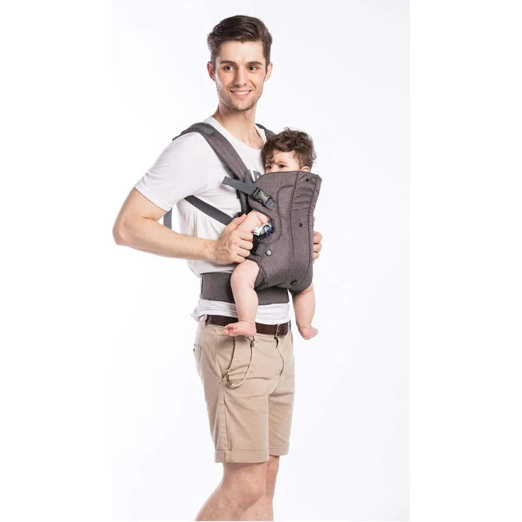 Fillikid Bauchtrage Walk grau-melange – Bild 6