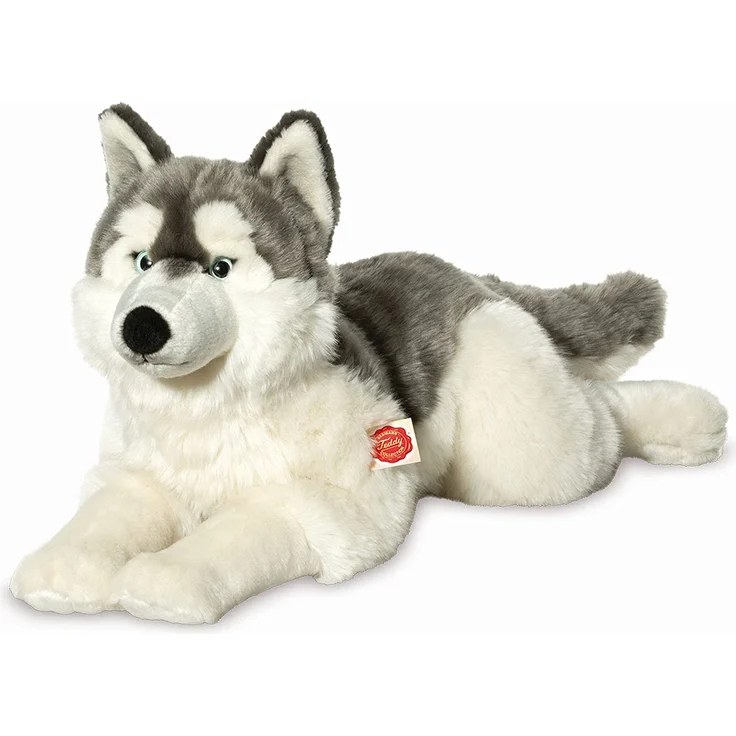 Teddy Hermann 927822 Husky liegend Plüsch, 60 cm – Bild 1