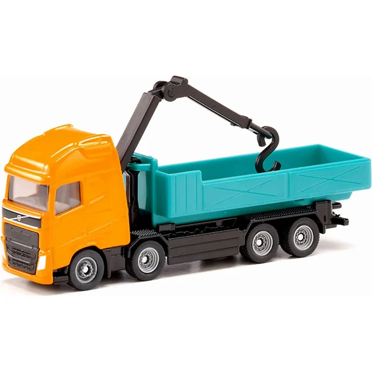 Siku Volvo Abrollkipper mit Kran – Bild 1
