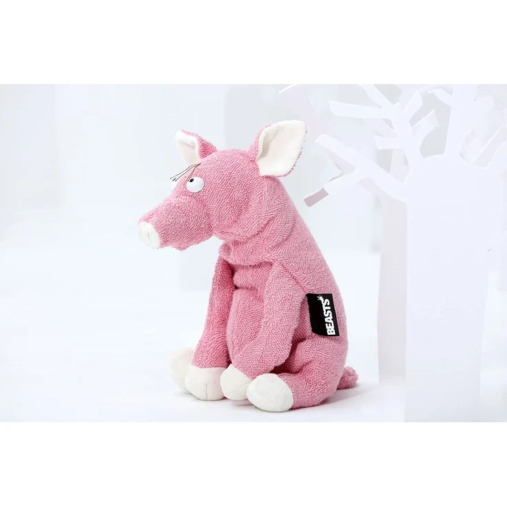 sigikid BEASTS, Kuscheltier für Erwachsene und Kinder, Schwein Karriere Sau, Rosa/Weiß, 38380 – Bild 8