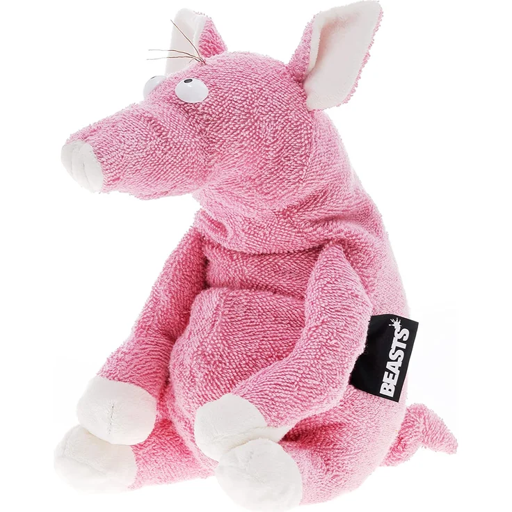 sigikid BEASTS, Kuscheltier für Erwachsene und Kinder, Schwein Karriere Sau, Rosa/Weiß, 38380 – Bild 1