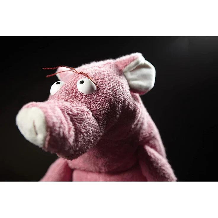 sigikid BEASTS, Kuscheltier für Erwachsene und Kinder, Schwein Karriere Sau, Rosa/Weiß, 38380 – Bild 4