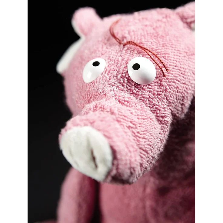 sigikid BEASTS, Kuscheltier für Erwachsene und Kinder, Schwein Karriere Sau, Rosa/Weiß, 38380 – Bild 3