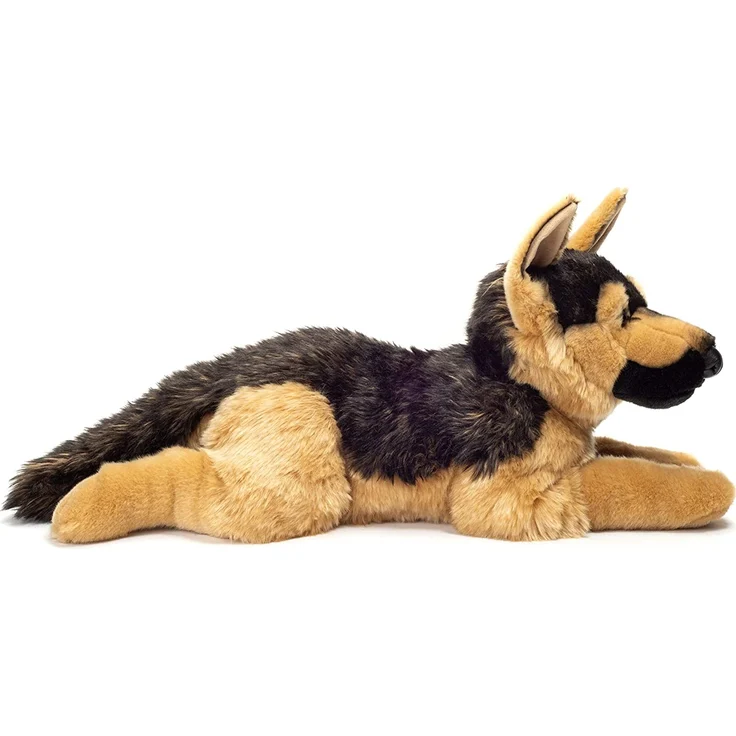 Teddy Hermann 919247 Schäferhund liegend Plüsch, 60 cm – Bild 3