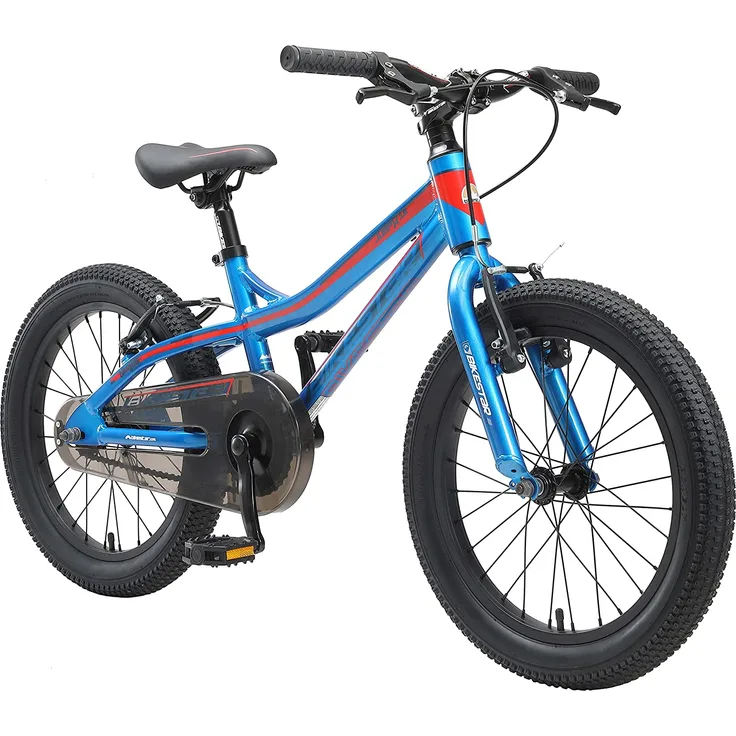 BIKESTAR Kinder Fahrrad MTB ab 5 Jahre | 18 Zoll Alu Mountainbike Kinderrad | Blau