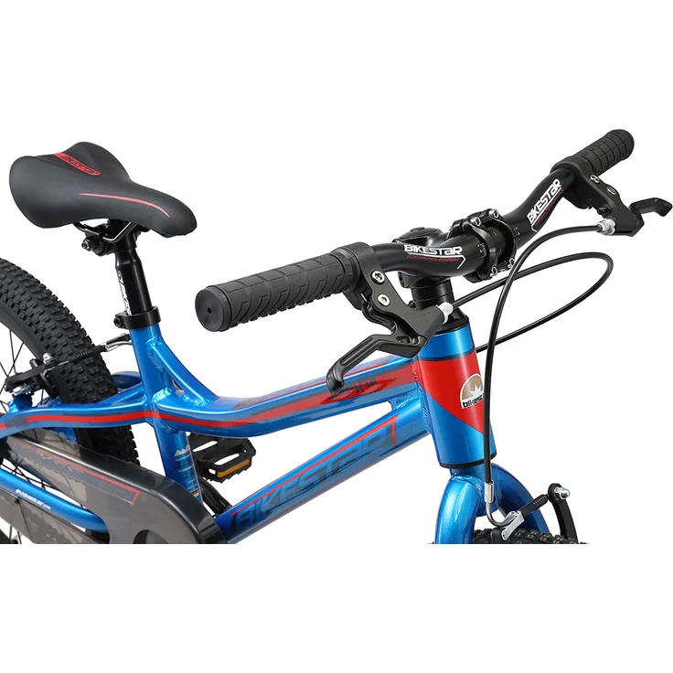BIKESTAR Kinder Fahrrad MTB ab 5 Jahre | 18 Zoll Alu Mountainbike Kinderrad | Blau – Bild 7