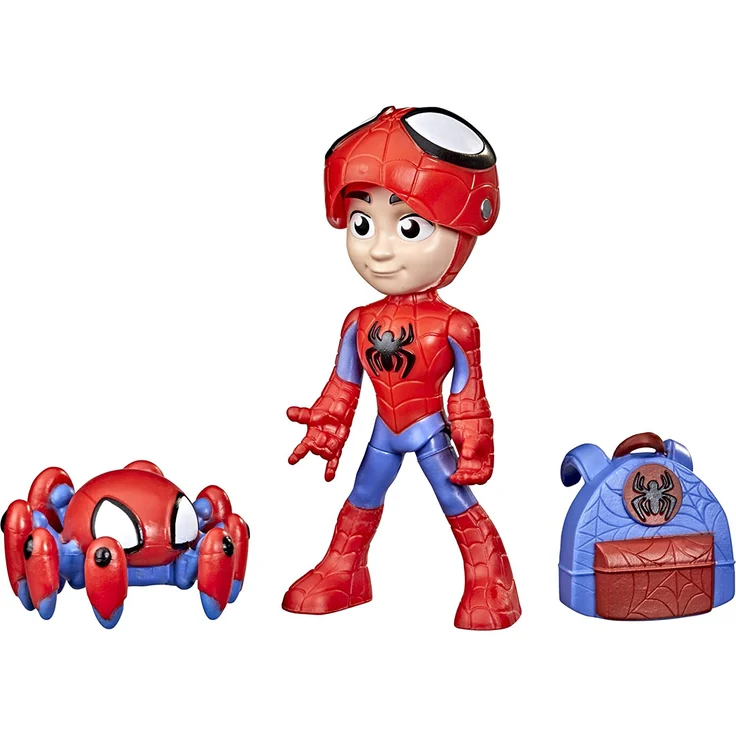 Hasbro F22435X0 Marvel Spidey and His Amazing Friends Maskierte Helden 2er-Pack, 10 cm große Action-Figur mit Klapp-Mask – Bild 1