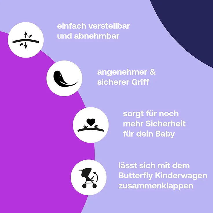Bugaboo Butterfly Bumper Bar Schwarz 1 – Bild 4
