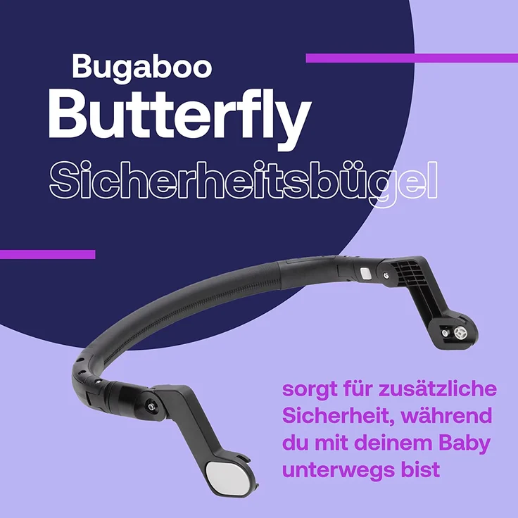 Bugaboo Butterfly Bumper Bar Schwarz 1 – Bild 2