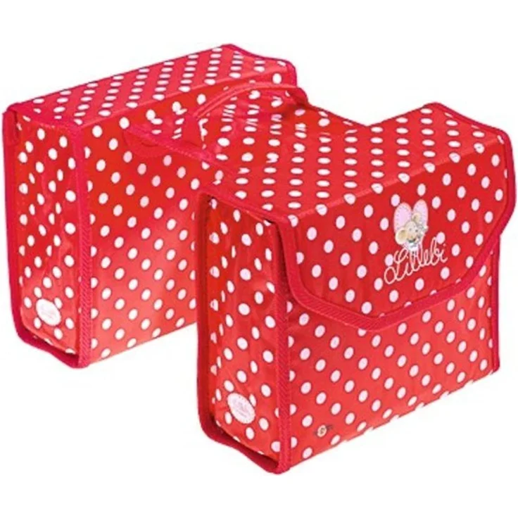 BIKE FASHION Kinder-Doppelpacktasche "Lillebi" Volumen: ca. 7 l, Maße: ca. B23 x H19 x T8 cm Mit Gepäckträgerlasche, ver – Bild 1