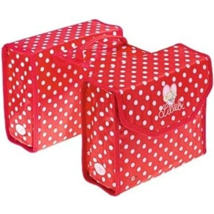 BIKE FASHION Kinder-Doppelpacktasche "Lillebi" Volumen: ca. 7 l, Maße: ca. B23 x H19 x T8 cm Mit Gepäckträgerlasche, ver – Bild 2